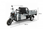 Грузовой трицикл Draxter ТМГ 500 15 л.с. оцинкованный